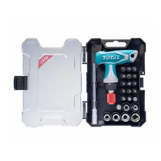 Jeu de 24 tournevis à clé en Cr-V TOTAL | TACSD30186