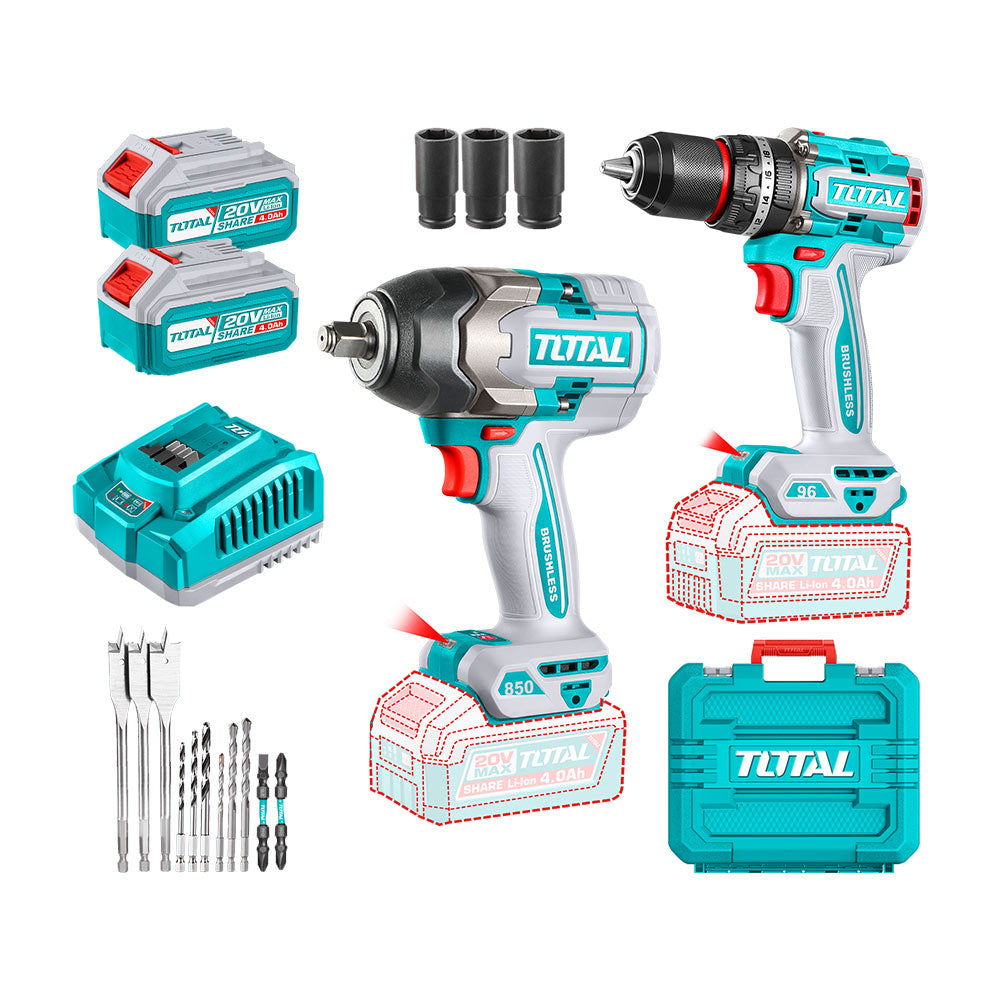 TOSLI250586 - Kit combo sans fil 2 pièces - TOTAL MAROC