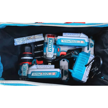 Pack visseuse 55N.m et Boulonneuse 400Nm TOTAL | 20V | PACK_THT26131_TIWLI2040_TDLI205582
