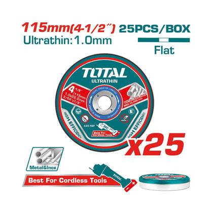 TAC11011525 - Jeu de disques de coupe métal ultra-minces - TOTAL MAROC