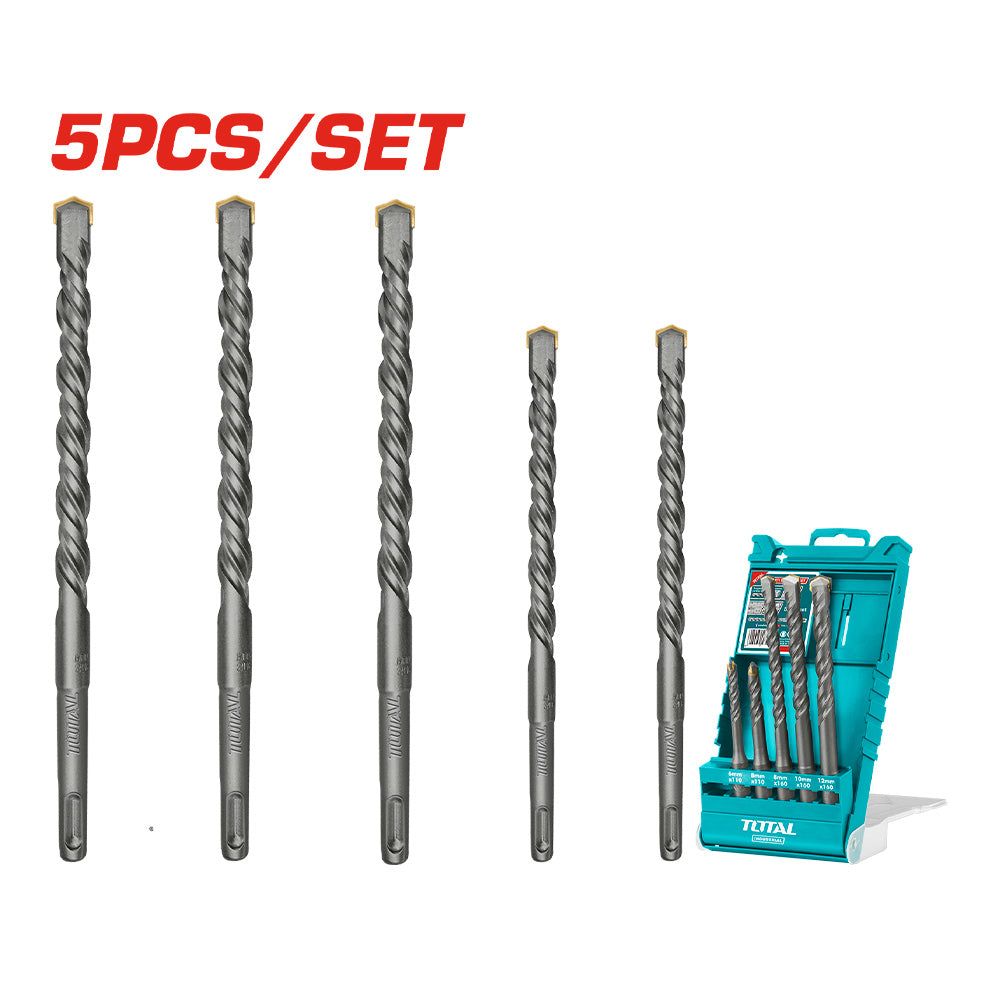 TAC190501 - Jeu 5 forets marteau SDS plus - TOTAL MAROC