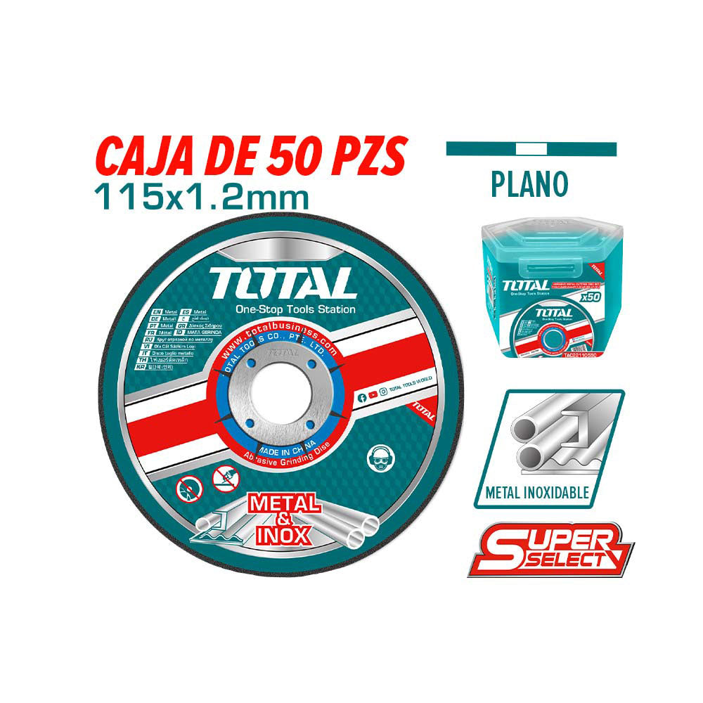 TAC22111550 - Jeu disques abrasifs coupe métal - TOTAL MAROC