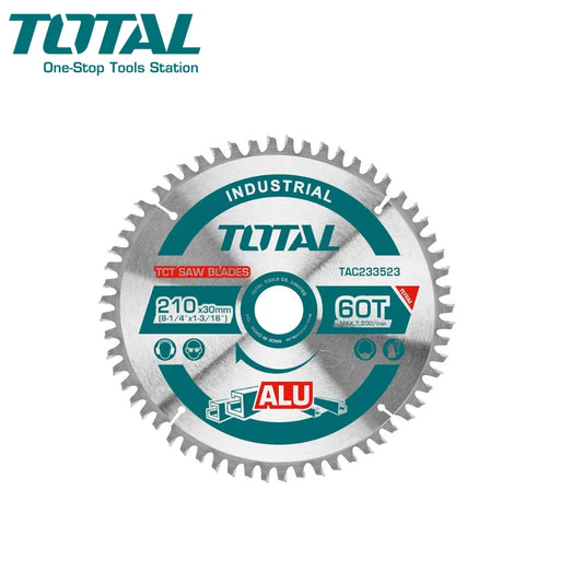 Lame de scie TCT pour aluminium TOTAL | 210mm | TAC233523