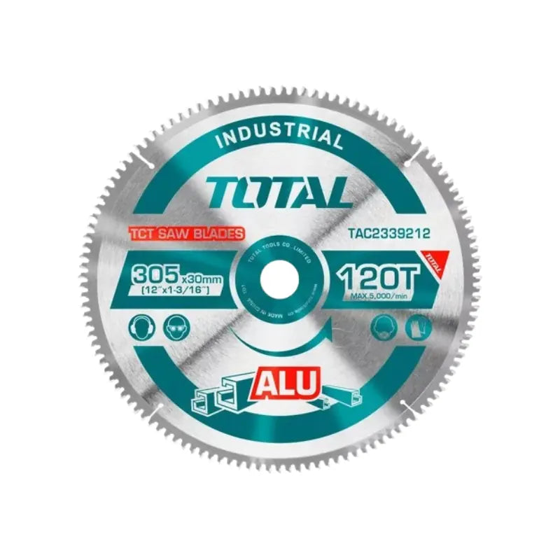 Lame de scie TCT pour aluminium (12″) TOTAL | 305 mm | TAC2339212