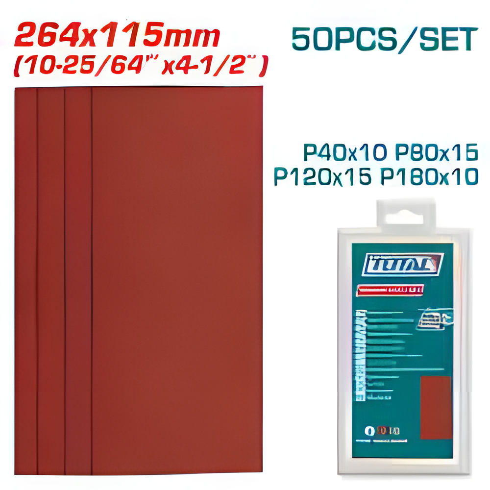 TAC749261151 - Jeu feuilles abrasives - TOTAL MAROC