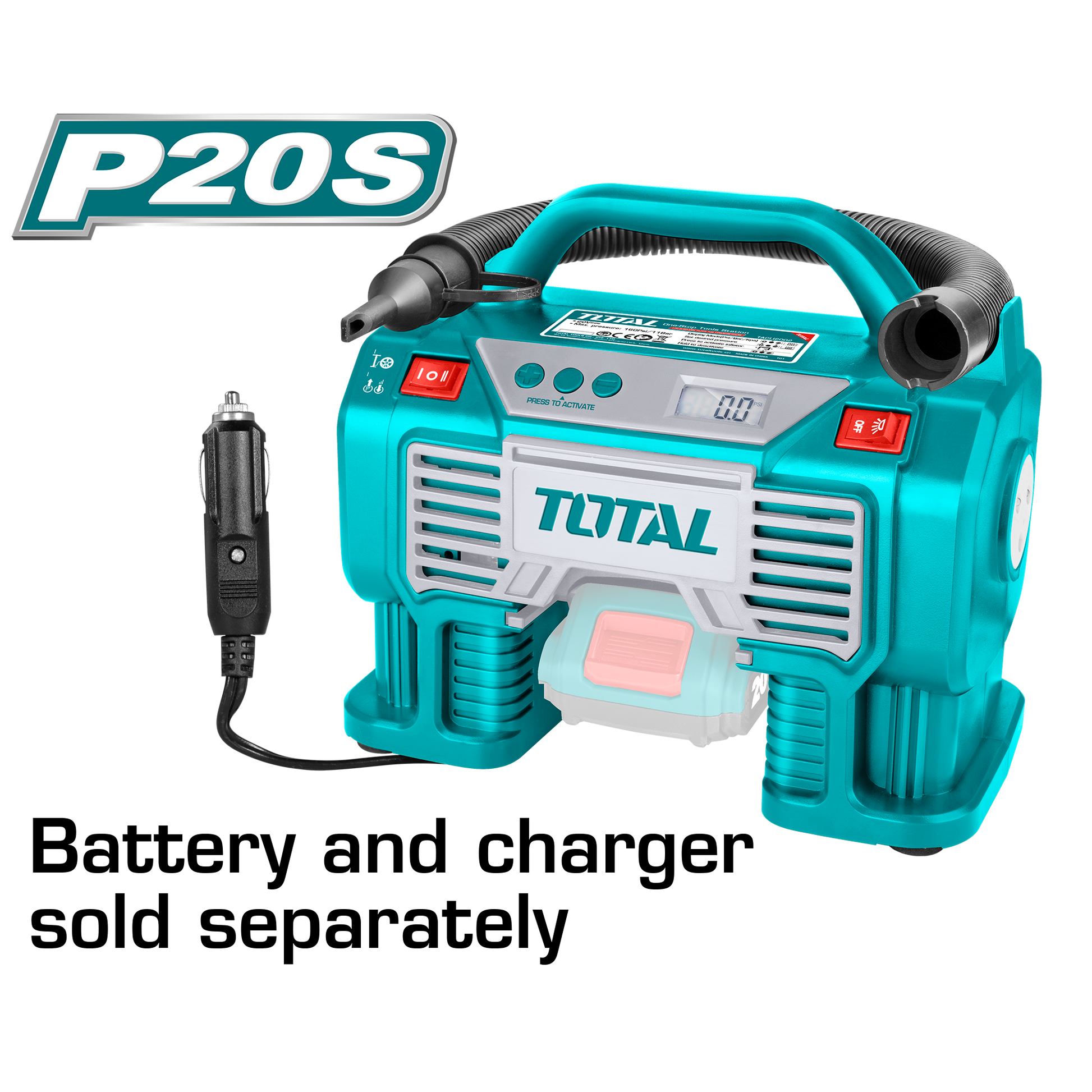 TACLI2002 - Compresseur auto sans fil - TOTAL MAROC
