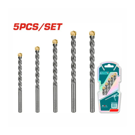 Ensemble de foret pour beton 5pcs TOTAL | TACSD5055