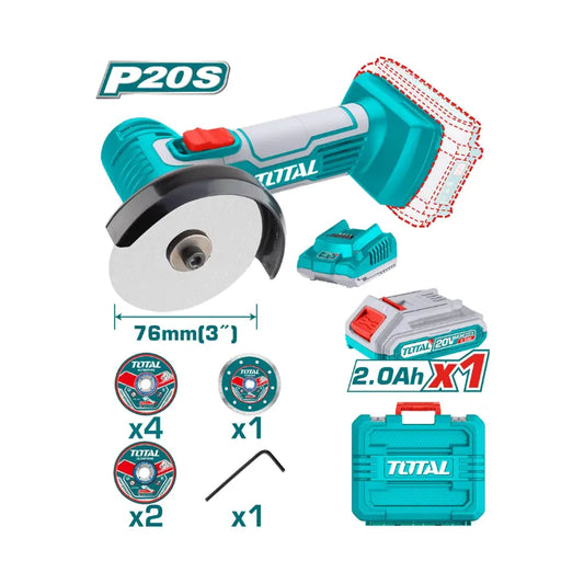 Mini meuleuse TOTAL | 20V | TAGLI76012