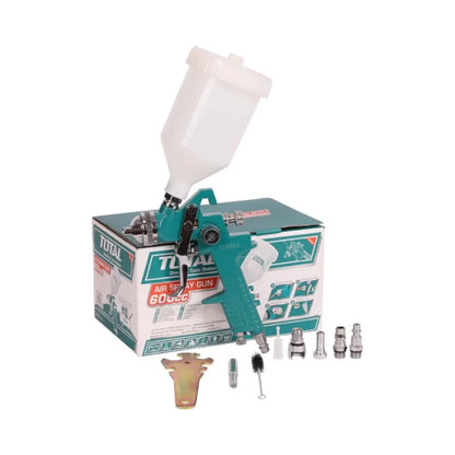 Pistolet à peinture pneumatique 600cc 1. – TAT10601 TOTAL | 4mm | TAT10601