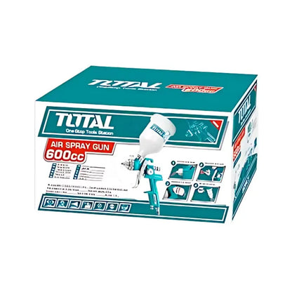 Pistolet à peinture pneumatique 600cc 1. – TAT10601 TOTAL | 4mm | TAT10601