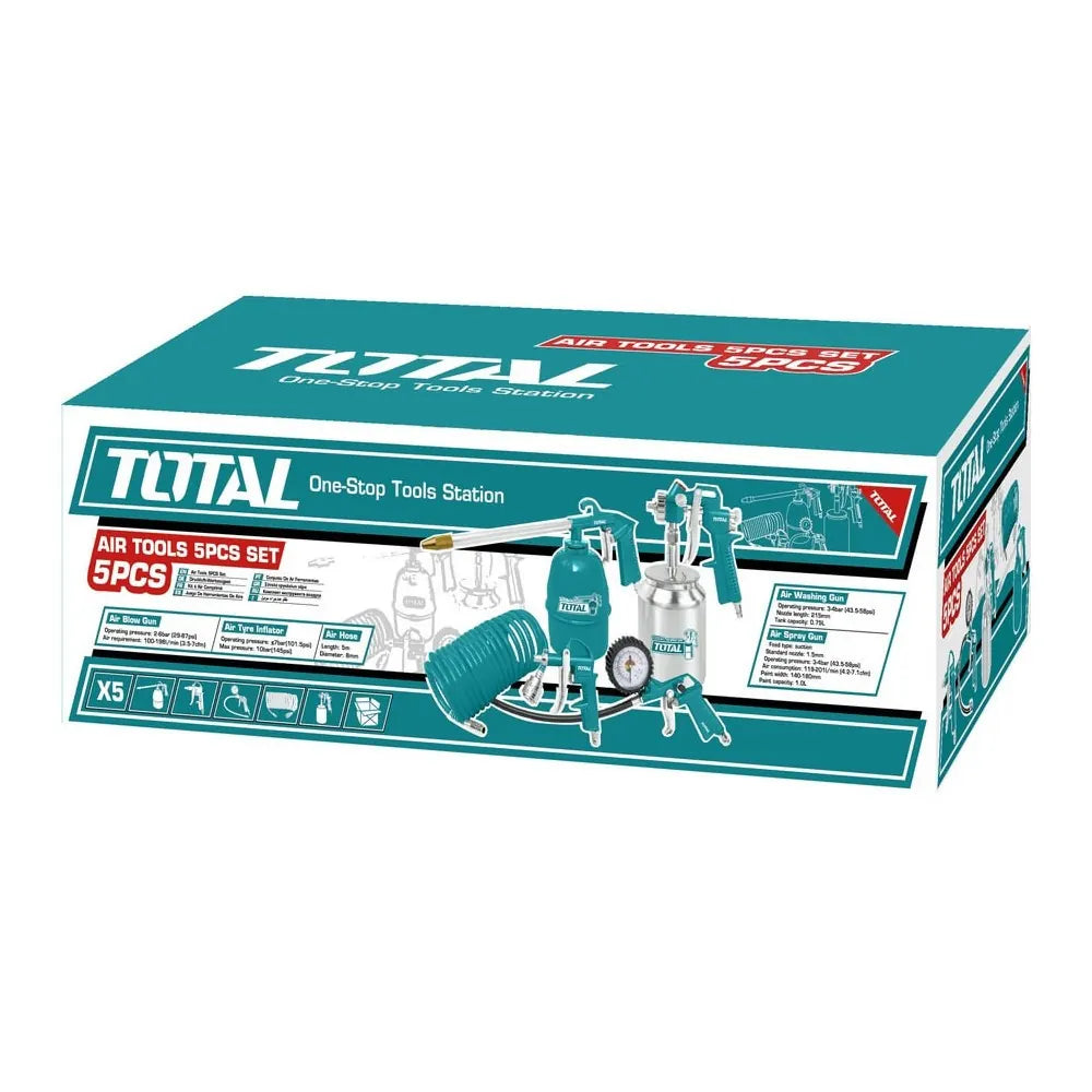 Pack de 5 outils pneumatiques – TATK051 TOTAL | TATK051