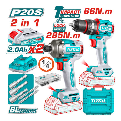 TCKLI20277 - Kit combo sans fil 2 pièces - TOTAL MAROC