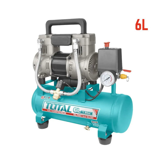Compresseur d’air 6L 8 bars TOTAL | TCS1110062