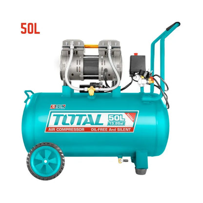 Compresseur d’air 50L 1.6HP 8 Bars TOTAL | 1200W | TCS1120508