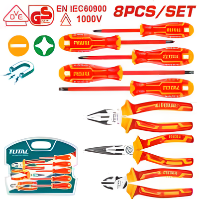 TOTAL COFFRET 8 OUTILS ISOLÉS AU MAROC [THKIST3082]