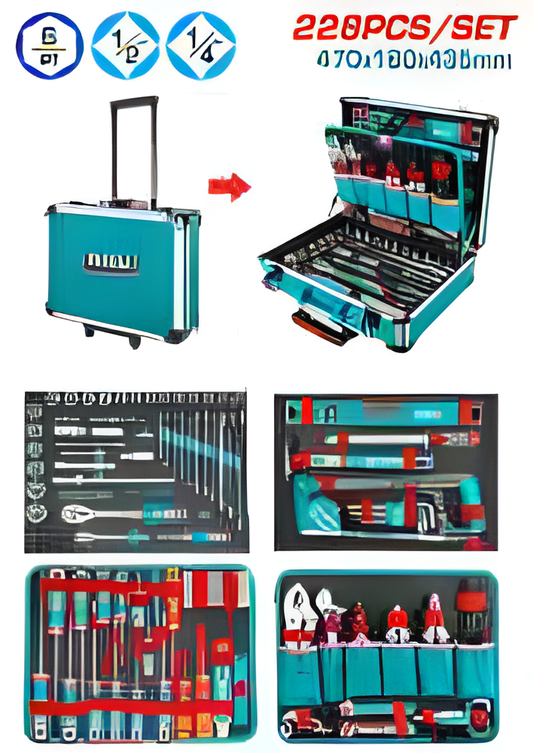THKTHP62287 - Coffret 228 outils à main - TOTAL MAROC