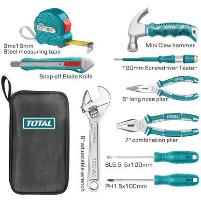 Ensemble d’outils à main 9 Pièces TOTAL | THKTHP90096