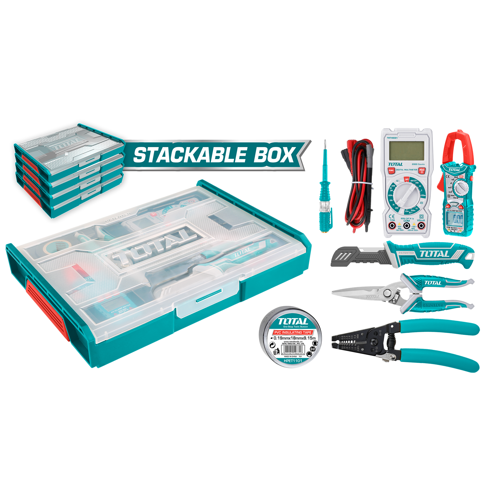 THKTV02T071 - Coffret 7 outils télécommunication - TOTAL MAROC