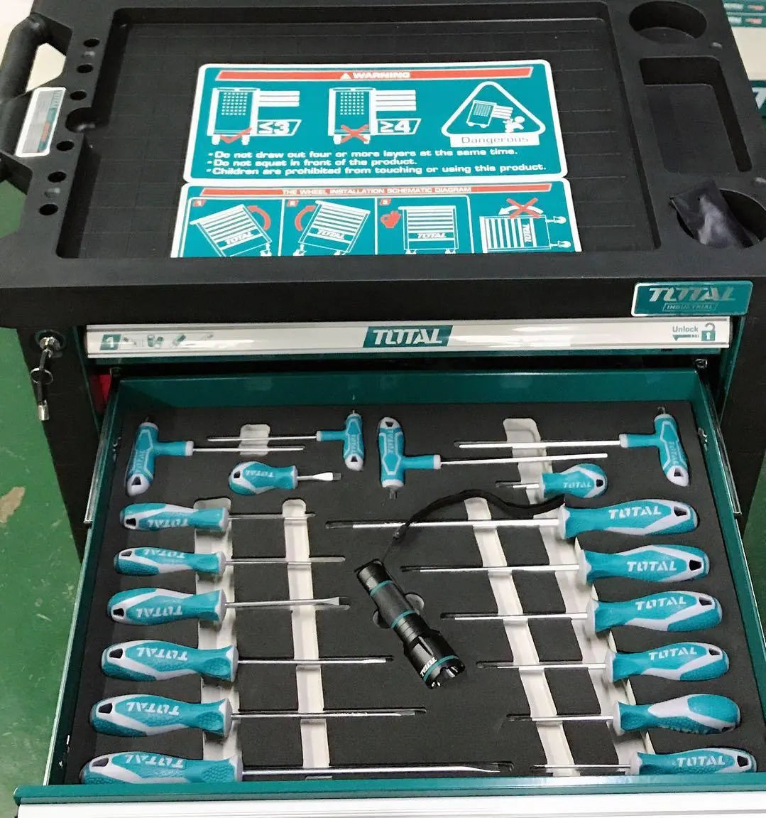 Coffret d’outils de 162 pièces TOTAL | THPTCS71621