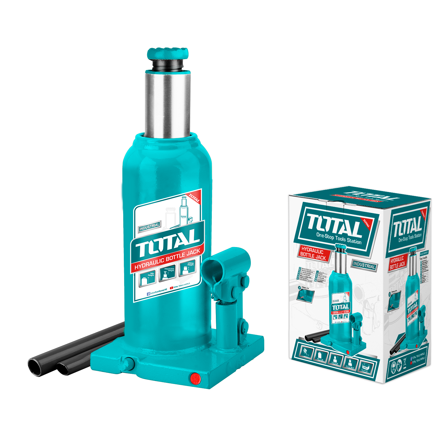 THT109022 - Cric bouteille hydraulique - TOTAL MAROC