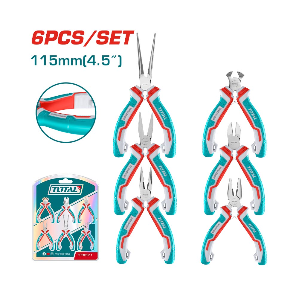 THT1K0511 - Coffret 6 mini pinces - TOTAL MAROC