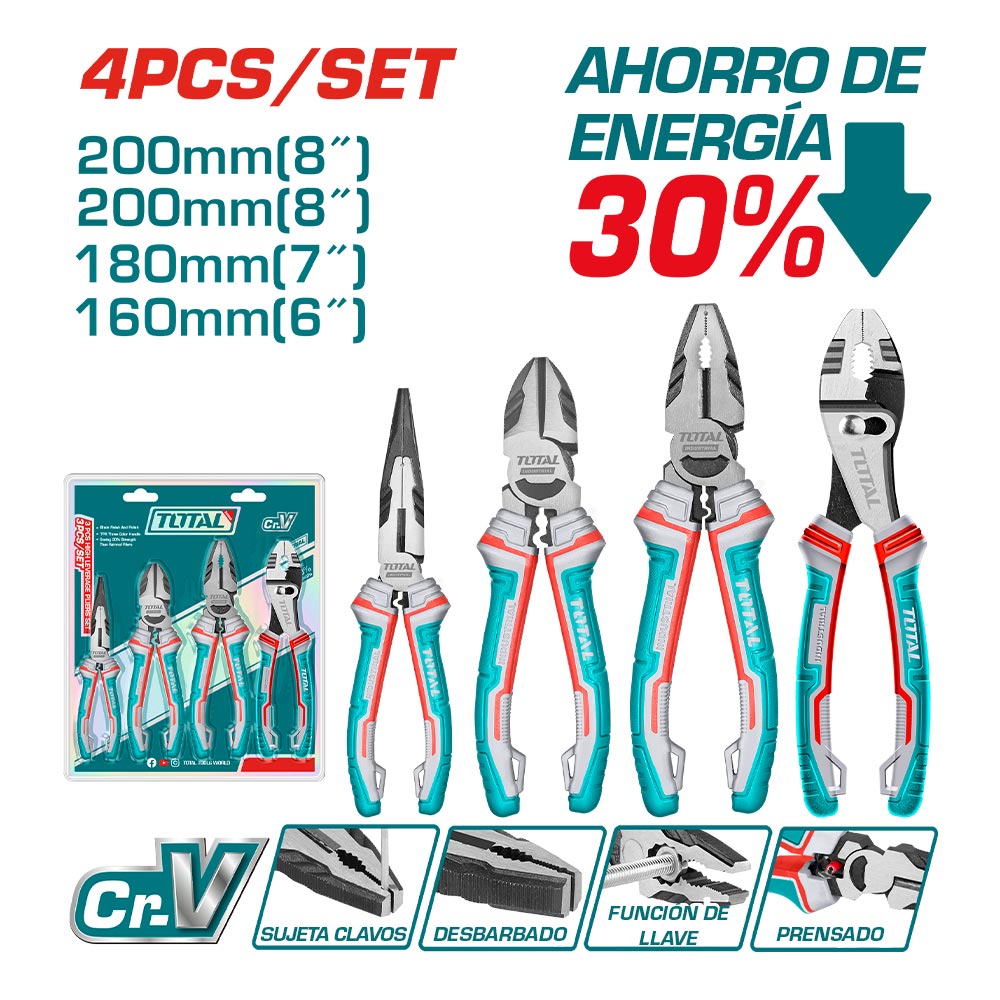 THT2K0488 - Coffret 4 pinces - TOTAL MAROC