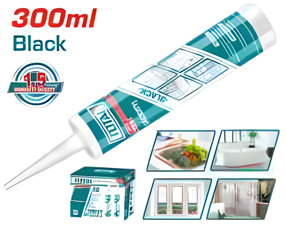 THT3513 - Mastic silicone acétique (noir) - TOTAL MAROC