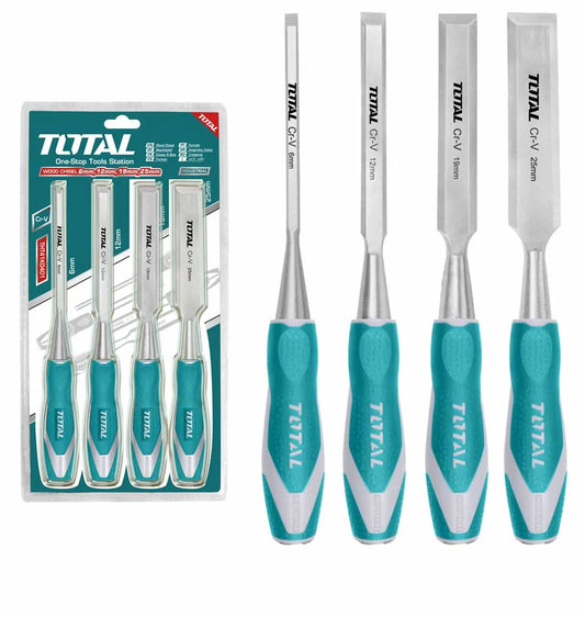 4 Ciseaux à bois Cr-V TOTAL | THT41K0401