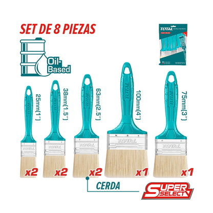 THT8450801 - Coffret 8 pinceaux - TOTAL MAROC