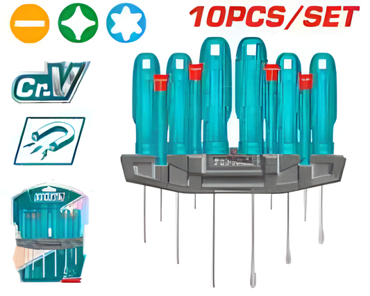 THTDC251001 - Coffret 10 tournevis et tournevis de précision - TOTAL MAROC