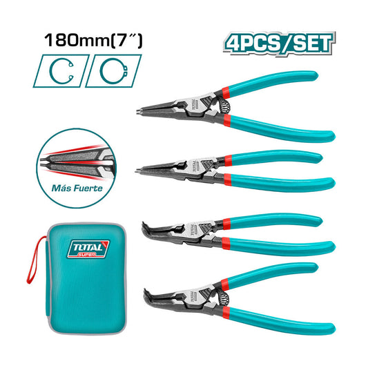 THTJ214042 - 4 Pcs circlip pliers set - TOTAL MAROC