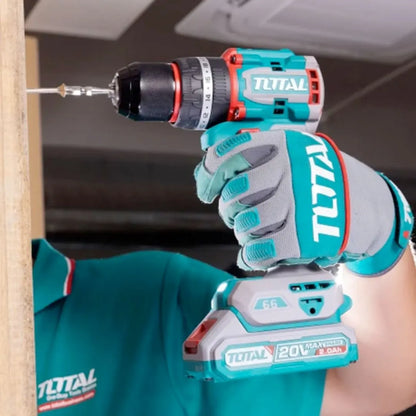 Visseuse Perceuse 66N.m 2 batteries Brushless TOTAL | 20V | TIDLI206681