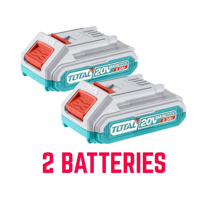 Visseuse Perceuse 66N.m 2 batteries Brushless TOTAL | 20V | TIDLI206681