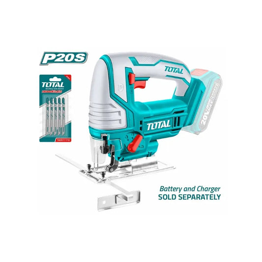 Scie Sauteuse Batterie au Lithium-ion TOTAL | 20V | TJSLI8501