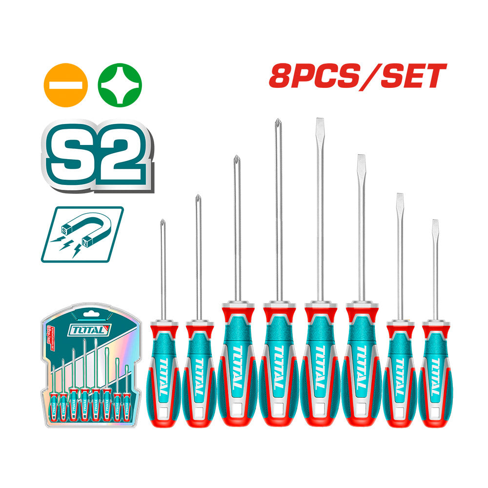 TKSDS0846 - Coffret 8 tournevis - TOTAL MAROC