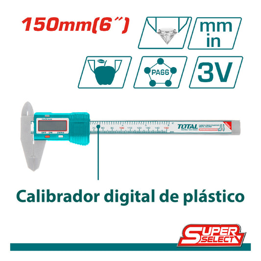 TMT331501 - Pied à coulisse numérique plastique - TOTAL MAROC