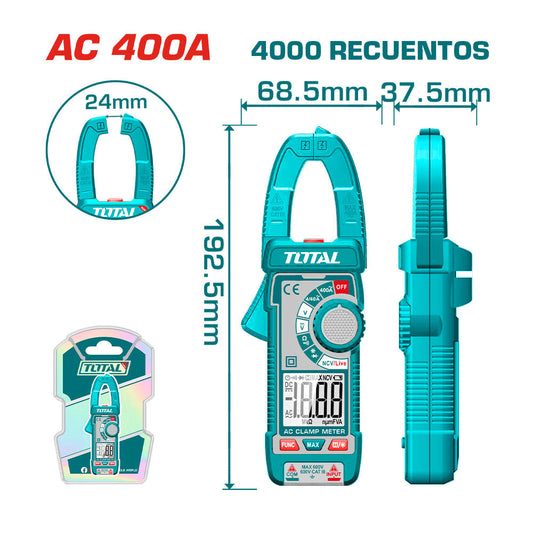 TMT762001 - Pince ampèremétrique AC numérique - TOTAL MAROC