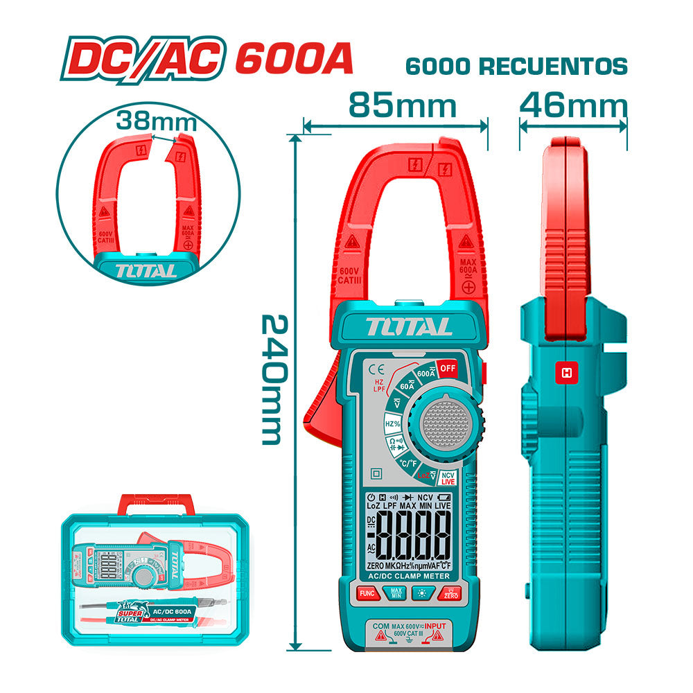TMT766002 - Pince ampèremétrique DC/AC - TOTAL MAROC