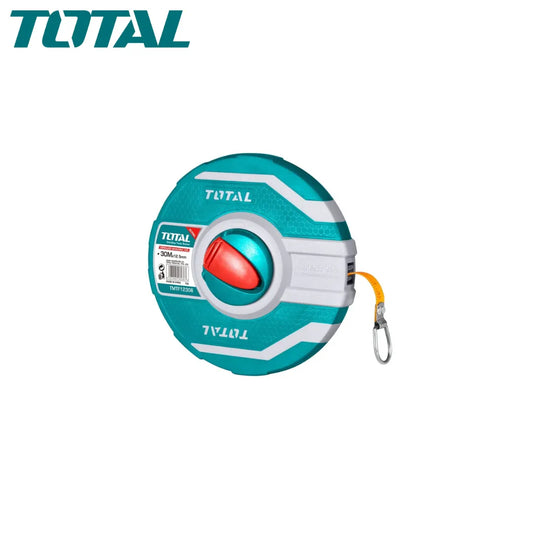 Ruban à mesurer en fibre de verre 30m*12. TOTAL | 5mm | TMTF12306