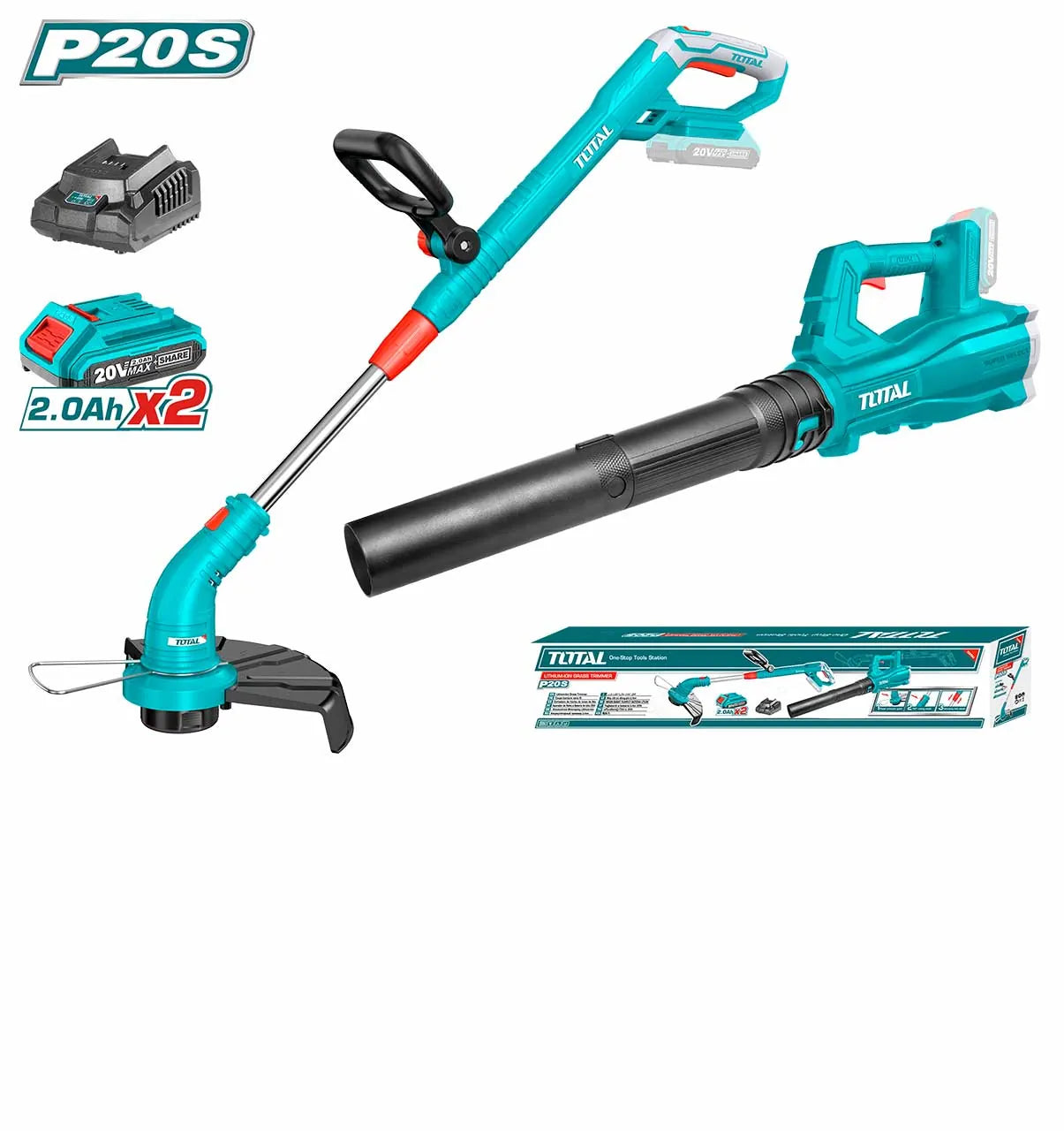 Coupe-herbe et souffleur Li-ion TOTAL | TOSLI23024