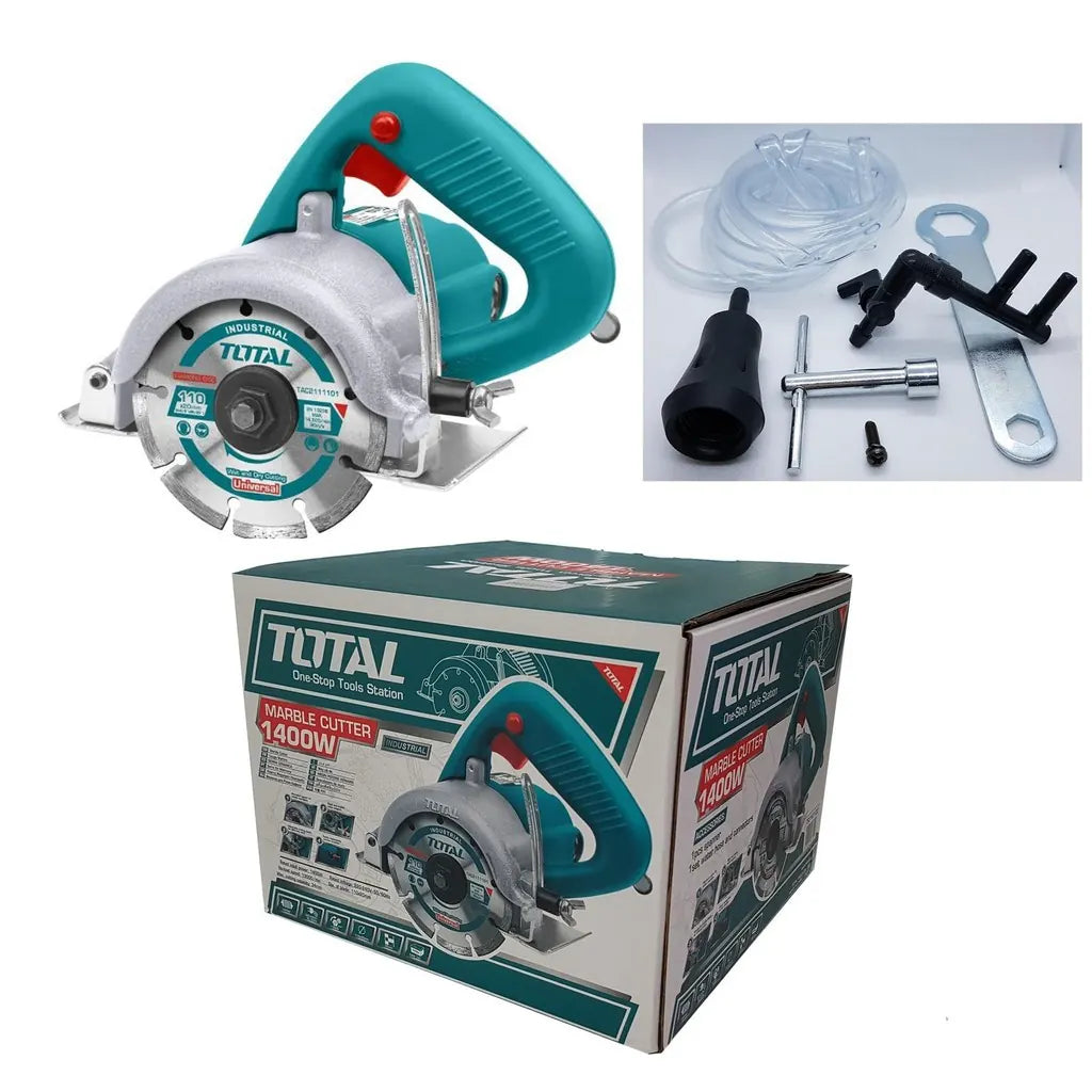 Scie carrelage et Marbre TOTAL | 1400W | TS3141102