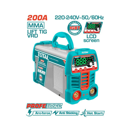 Poste à souder 200A MMA TIG TOTAL | 4mm | TW2200691