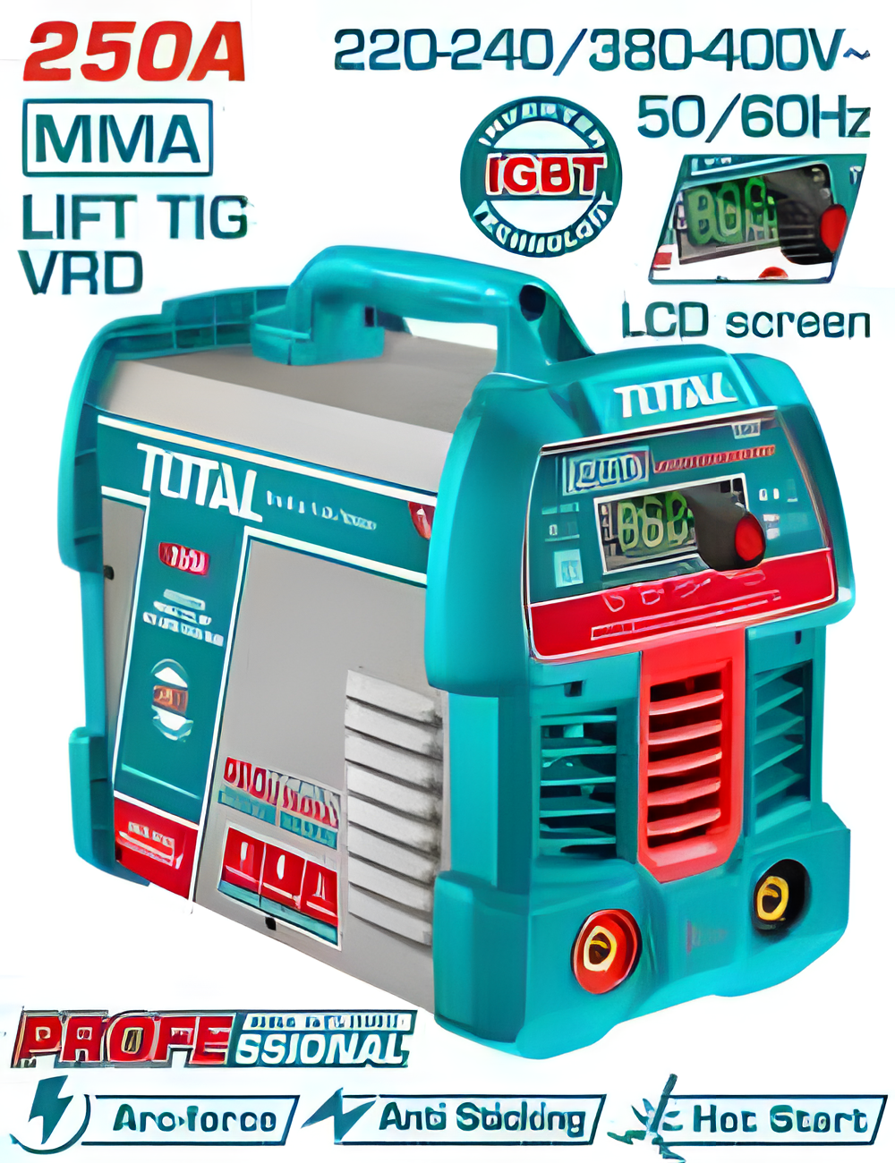 TW225089 - Machine à souder inverseur MMA/TIG - TOTAL MAROC