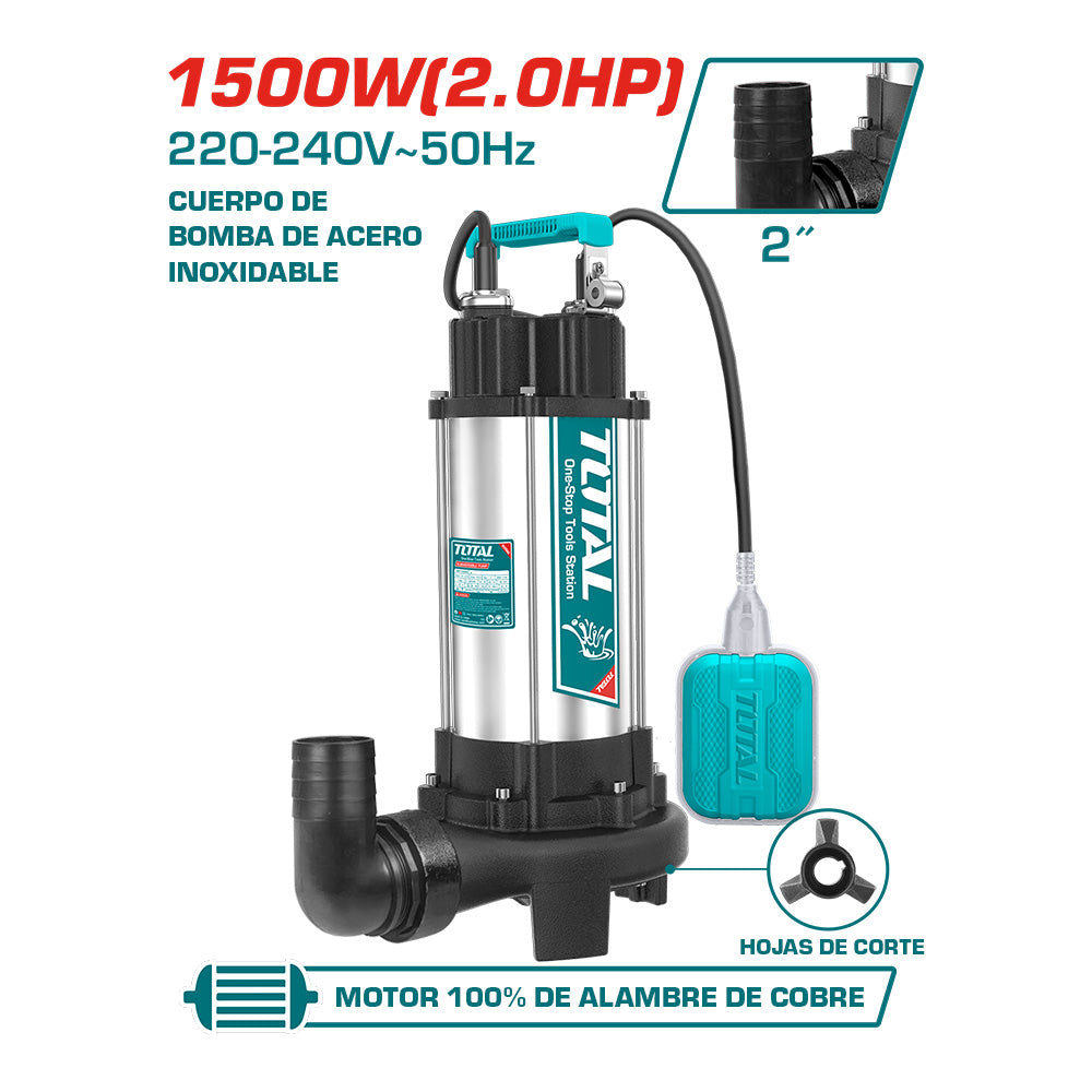 TWP7150026 - Pompe submersible eaux usées - TOTAL MAROC