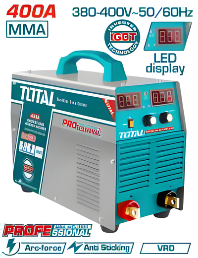 Poste à souder inverseur MMA TOTAL 400 A | TW24003