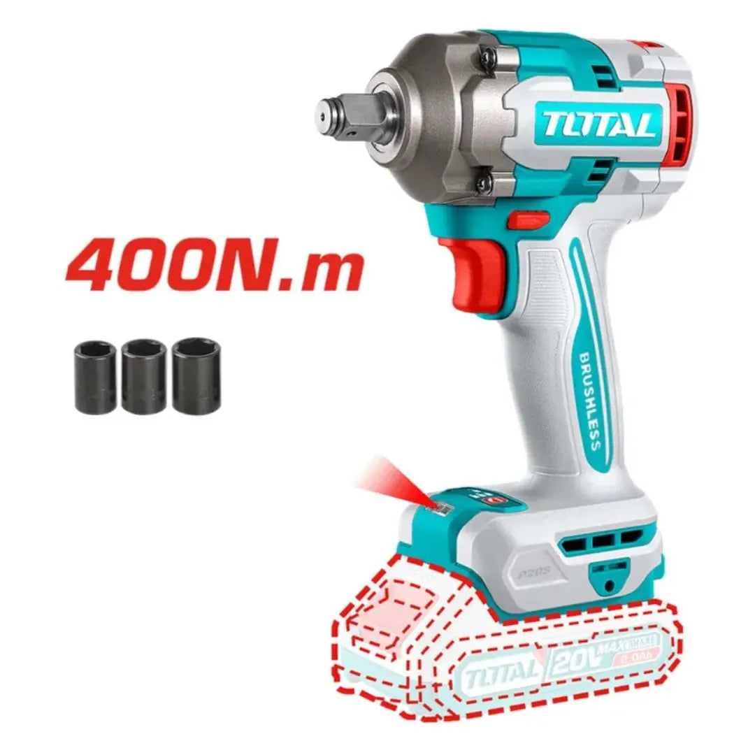 PACK Visseuse Perceuse+Clé à Choc 400 N·m TOTAL | 20V