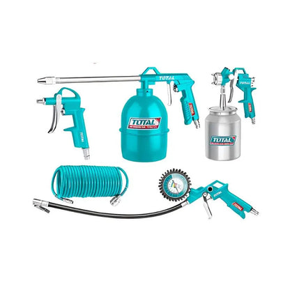 Pack Compresseur 24L et 5 outils pneumatiques TOTAL
