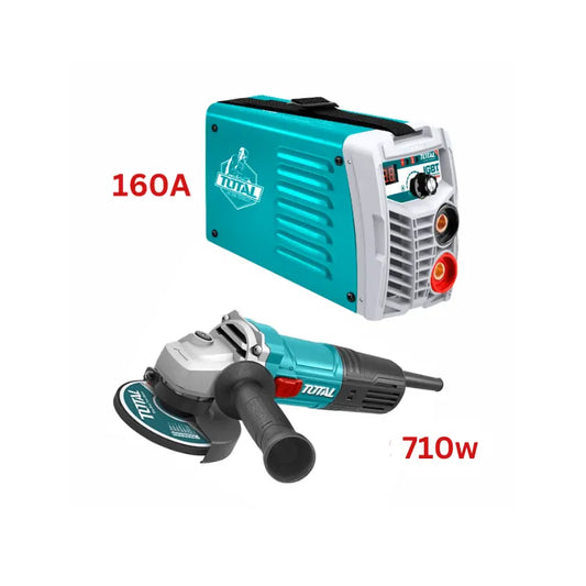Pack Poste 160A et Meuleuse TOTAL | 710W