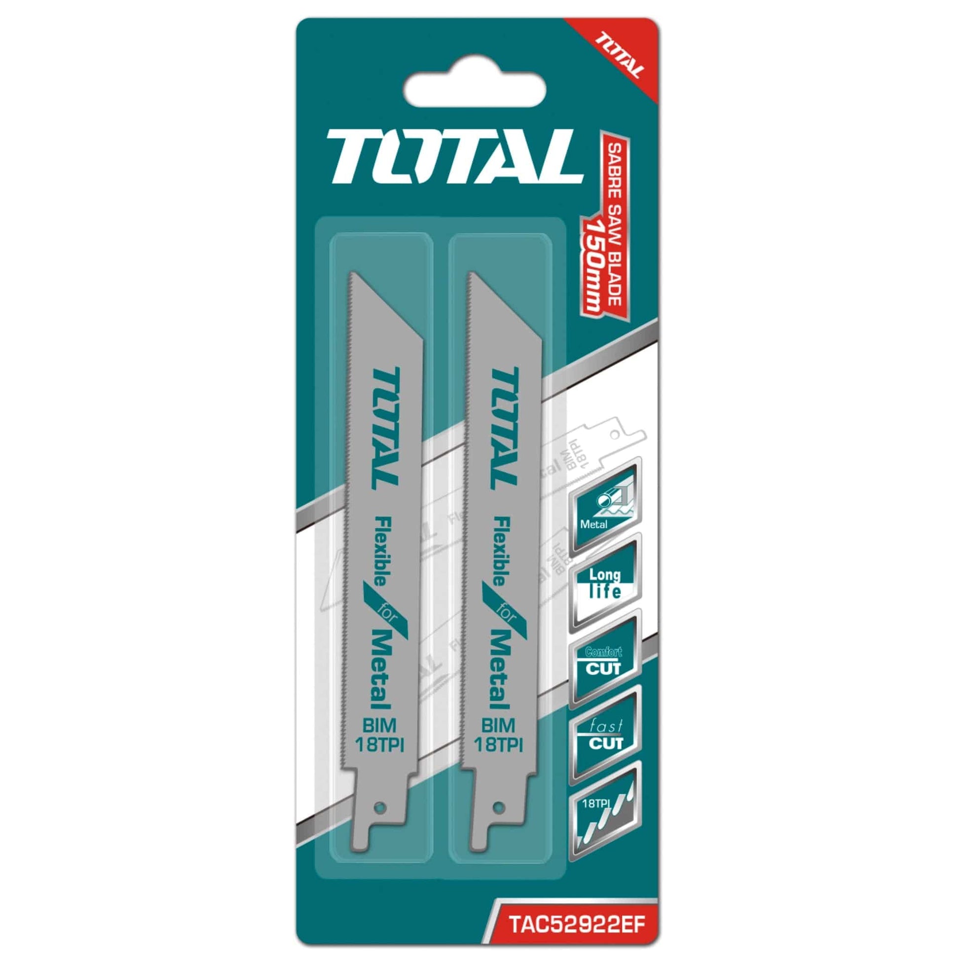 TAC52922EF - Lames scie réciprocante pour métal - TOTAL MAROC